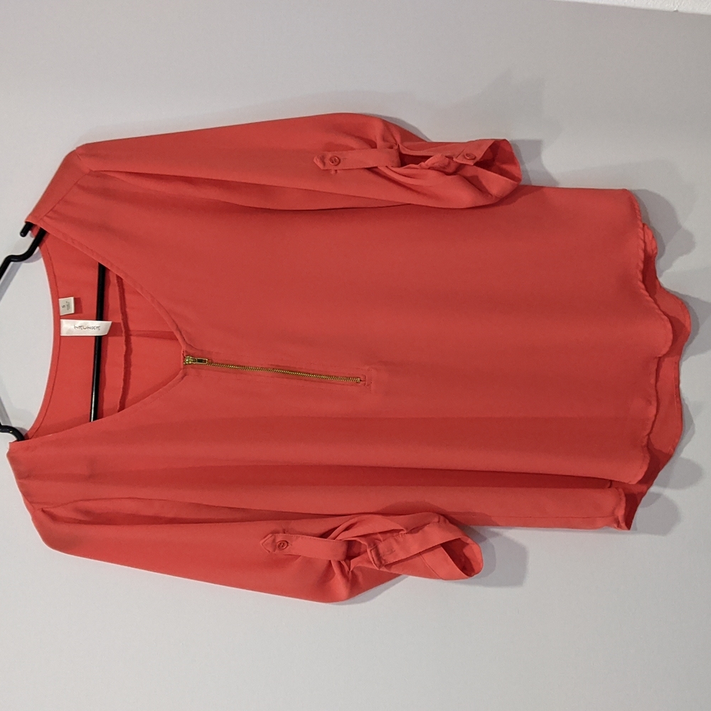 Tacera Woman's Long Half-Zip Top